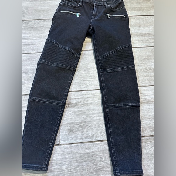 All Saints Biker Cropped Jeans - Picture 5 of 6